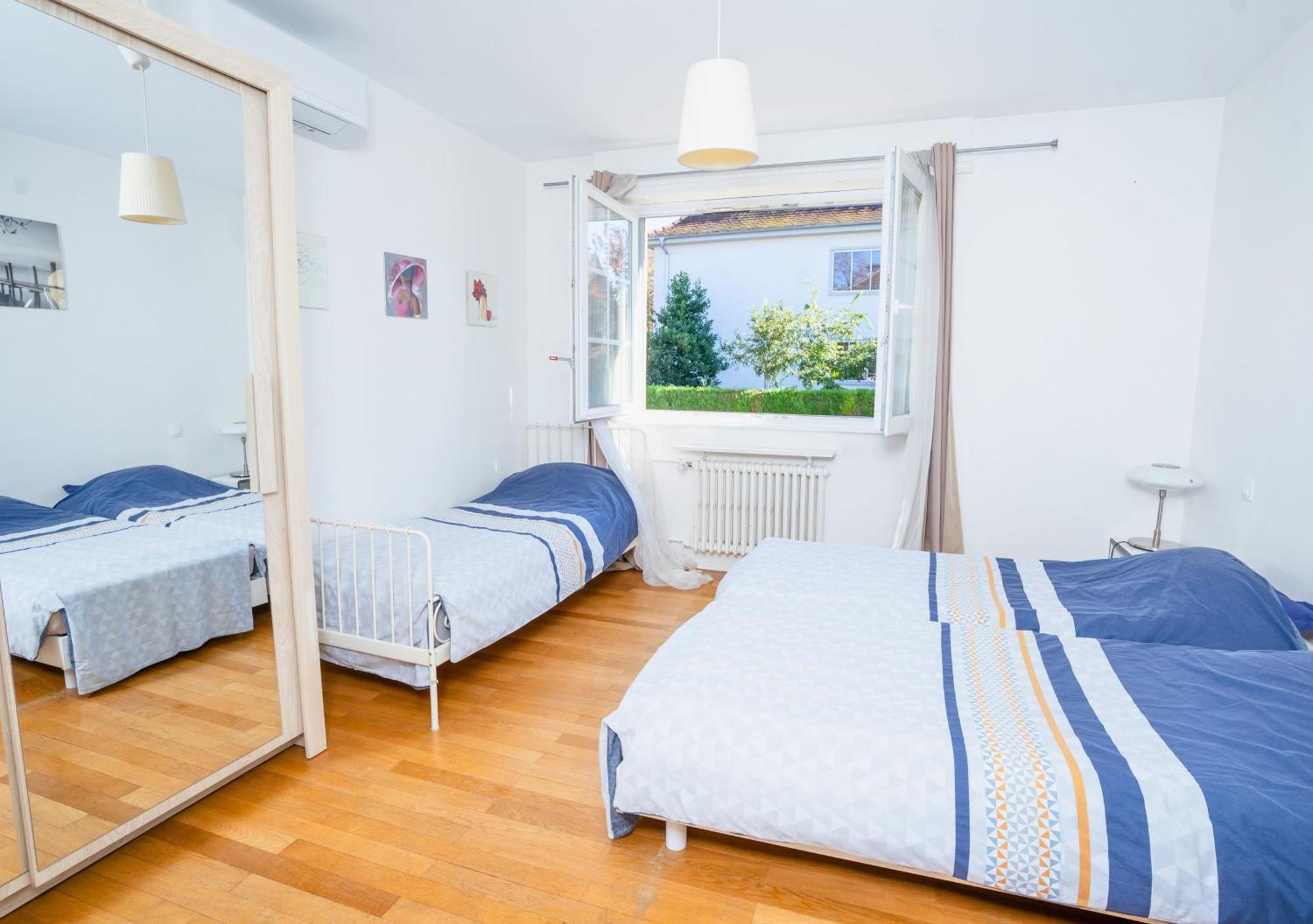 Charmant Appartement Avec Terrasse Dans Villa Straßburg Exterior foto